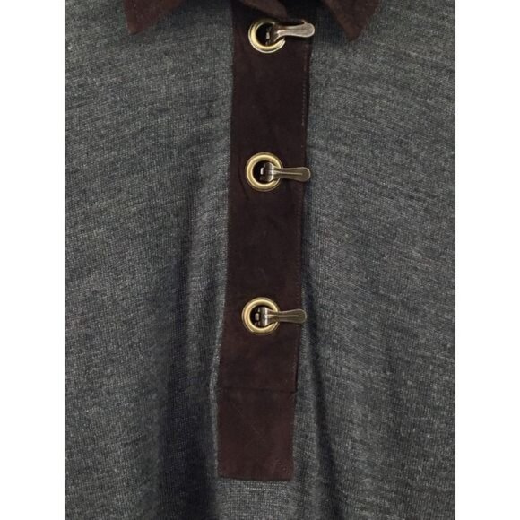 Soft‎ Surroundings Womens Wool Blend Pullover Top With Toggle Closure - Picture 6 of 7